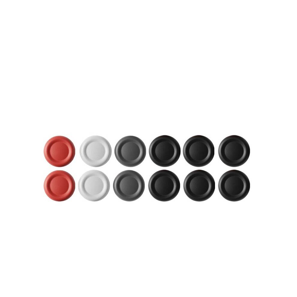 12PCS Replacement Joystick Caps for PS5 Game Console Repair Cap for Broken Joysticks Button Cap for PS5/PS5 SLIM/PS5 PRO
