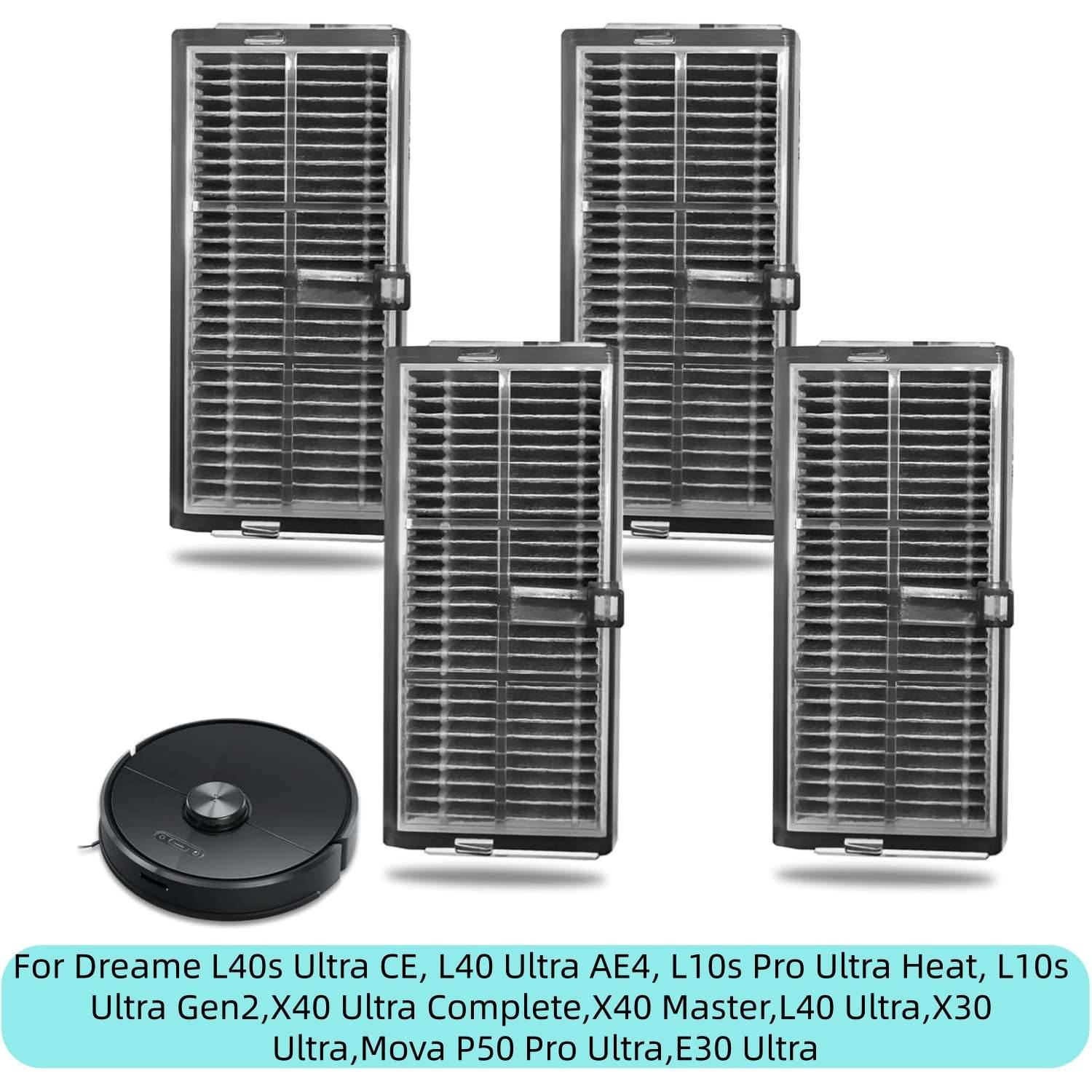 Filter för Dreame L40 Ultra AE, L40s Ultra CE, L10s Pro Ultra Heat, L10s Ultra Gen2, X40 Ultra Complete, X40 Master, X30 Ultra