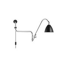 Bestlite BL10 vägglampa, svart/krom