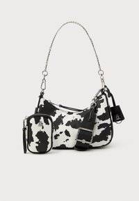 VELA - Handväska - black/white