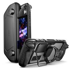 JSAUX ModCase Compatibel Mit Valve Steam Deck/OLED, PC0104 Modulares Steam Deck Hülle mit Abnehmbare Frontschale Zubehör umfasst Schutzhülle, Gesichtsabdeckung, Metallhalterung und Riemen - Basic Set