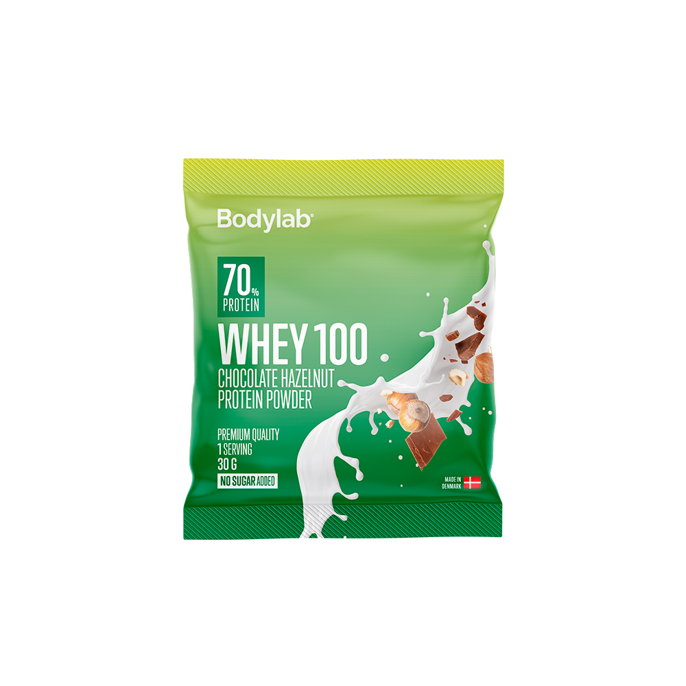 Whey 100 Sample (30 g) - Hazelnut Chocolate.
