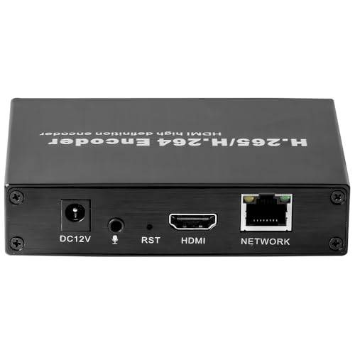 EXVIST H.265 1080P HDMI videokodare HDMI till RTMP-kodare med SD-kortplats max. 128G DDNS HTTP RTMP RTSP TS UDP Compatible with ONV/HK för IPTV livestreaming till YouTube Facebook Vimeo