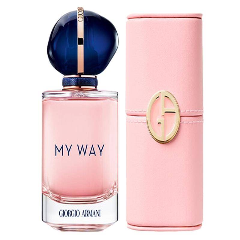 Armani GIORGIO George Begränsad MY WAY Självbegränsad Parfymset Doft Parfum Parfym EDP 50ml + Förvaringslåda brun