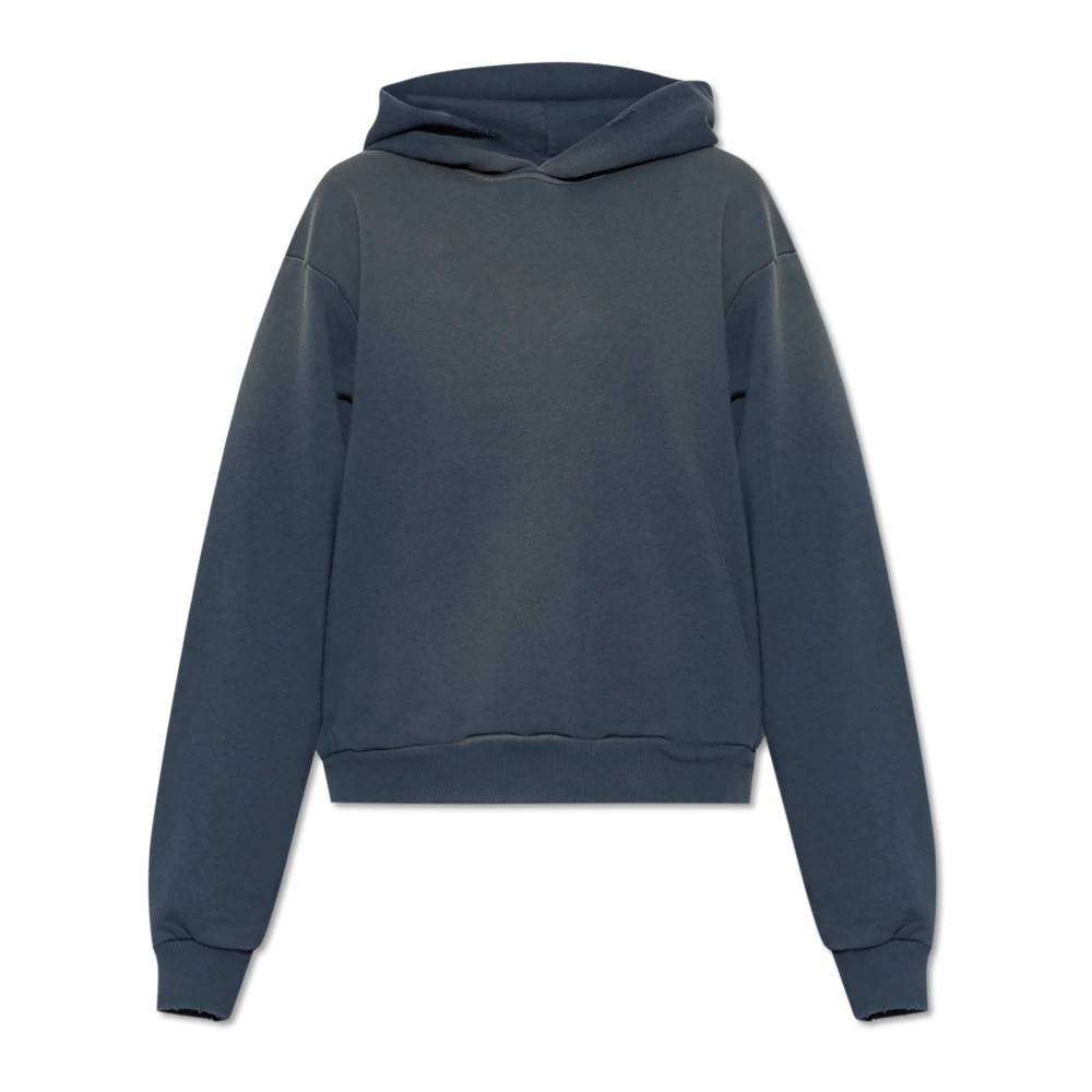 Acne Studios, Sweatshirts & Hoodies , Dam, M, Bomull, Fleece Logo Hoodie
