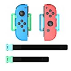 Switch Sports Leg Strap ( 2 pack）, Elastic Band Compatible for NS Switch Sport Joycon Ring Fit Adventure Game Ring Feet Accessories