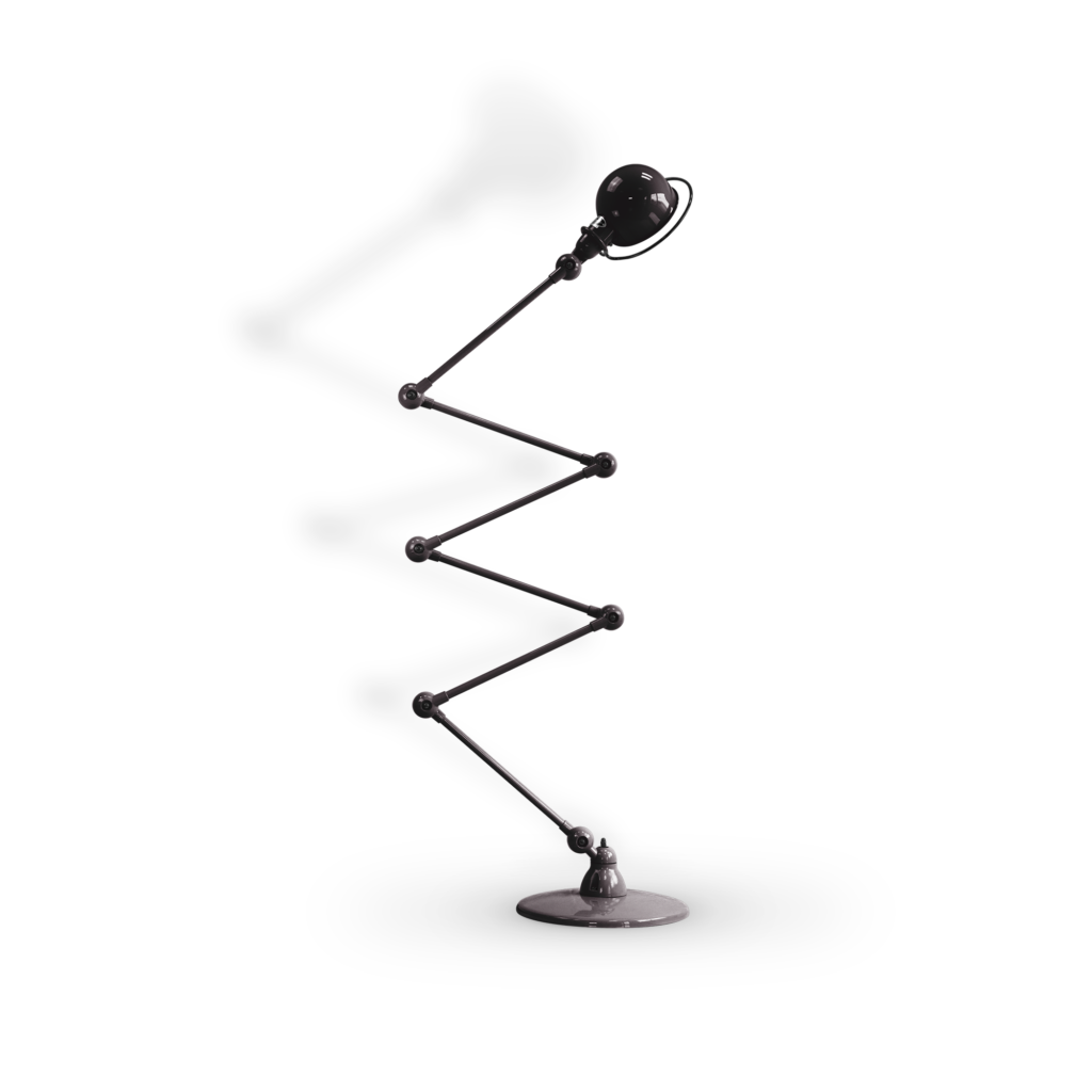Loft D9406I gulvlampe fra Jieldé - Black / Blank