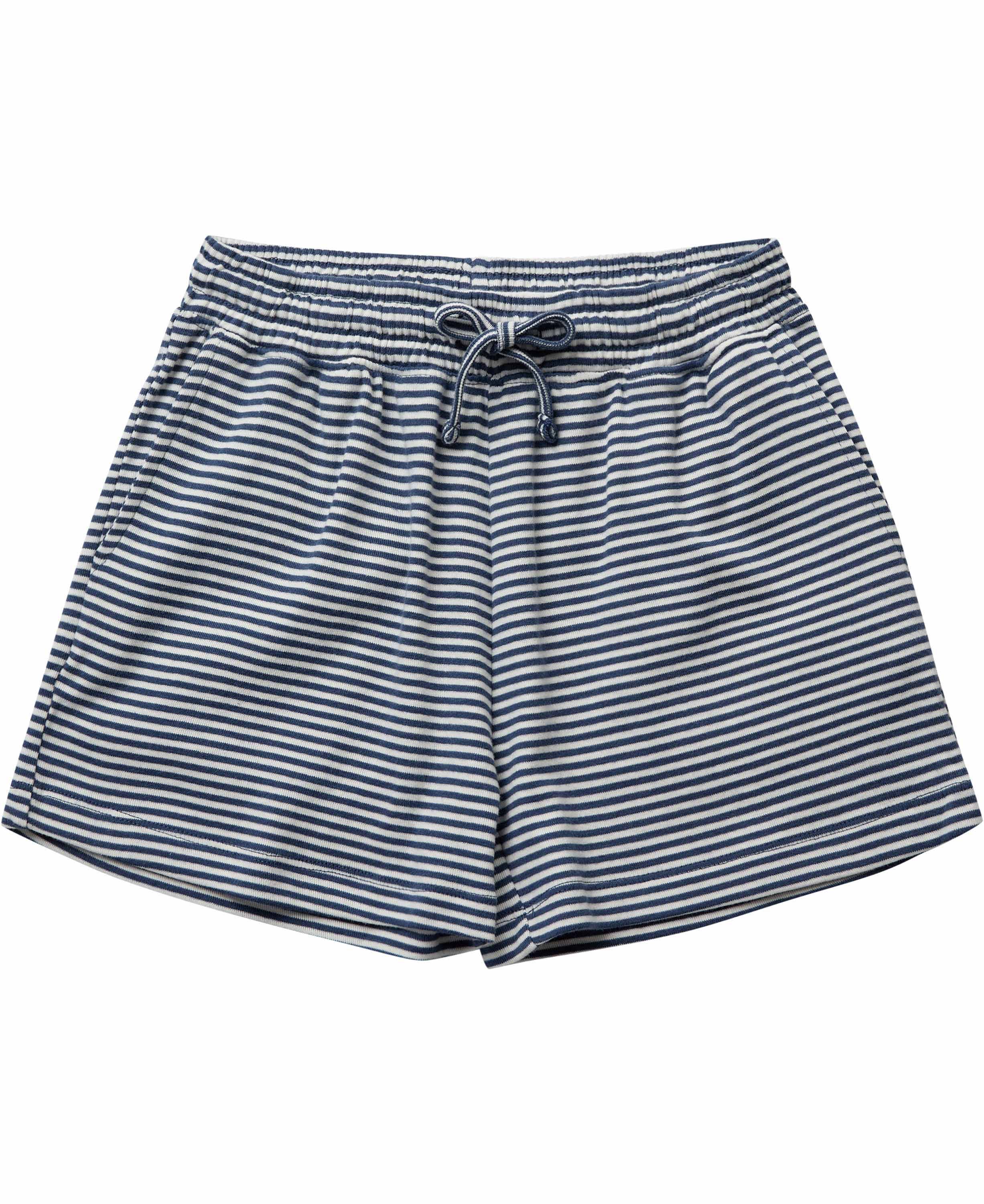 Magasin Petit Shorts Gots Stl. 2 år / 92 cm unisex - Dark Denim / Star White Stripe (2 år / 92 cm)