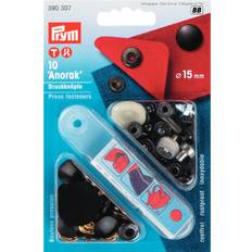 PRYM Tryckknappar Anorak 15 mm Mässing 10 st