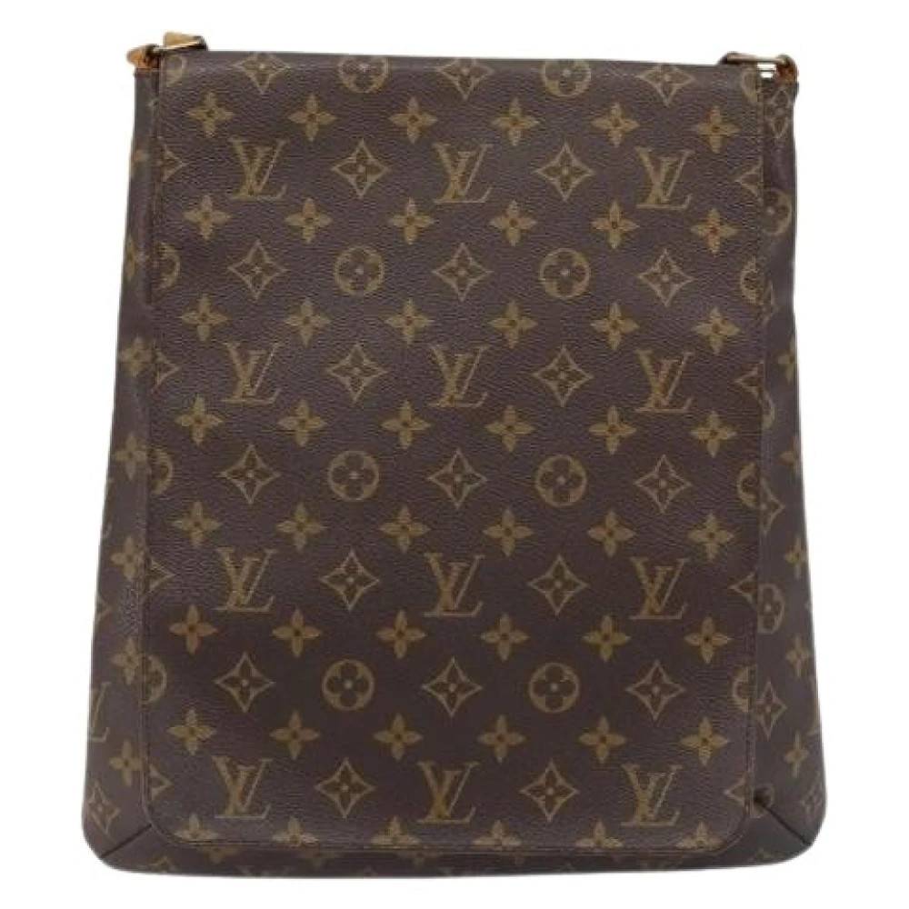 Louis Vuitton Vintage Pre-owned Musette Håndtaske - Vintage - Dame - Brun - ONE SIZE - Uld