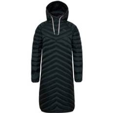 Sarek Long Down Hood Coat Dark Emerald Green Women