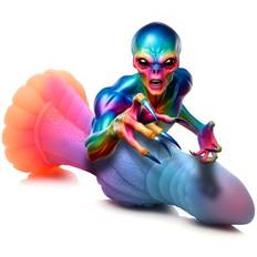 22 x 6,5 cm - Glowing Galactic Cock - multicolor