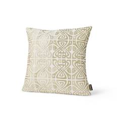 Biba Embroidered Cushion - AO Creme