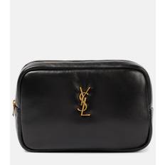Saint Laurent Quilted leather makeup bag