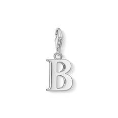 TS Charm pendant letter B 925