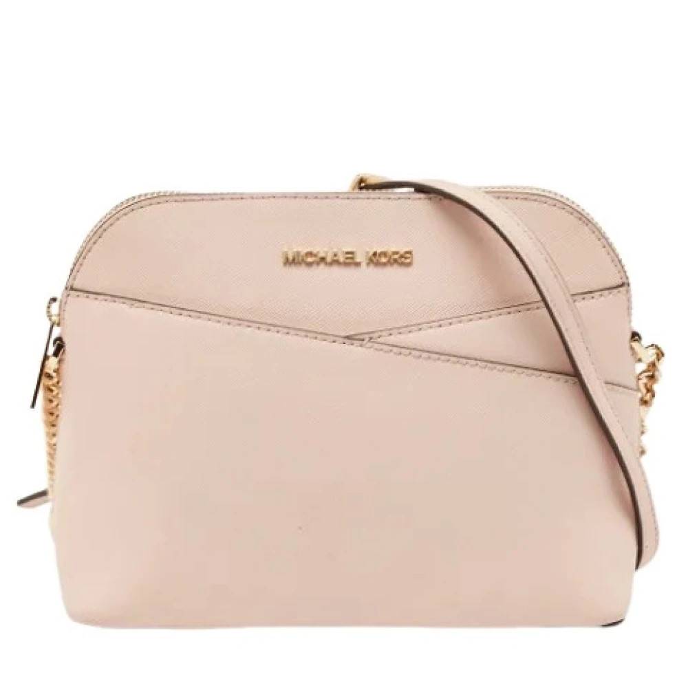Michael Kors Pre-owned Pre-owned Jet Set Travel Dome Taske - Vintage - Dame - Lyserød - ONE SIZE - Læder
