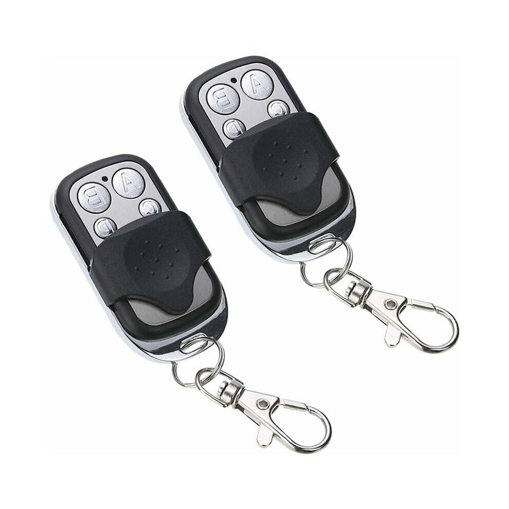 Automatisk garageportsstyring, mini-nøglering med garageportåbner med fast kodekloning og bredt kodningsområde, universel kloningsfjernbetjening