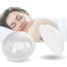Amningskoppar, 2-pack amningskoppar, mjölksparare, skyddar ömma bröstvårtor vid amning, samlar upp läckande bröstmjölk för ammande mammor, mjukt och f - Genomskinlig (Multi-size)