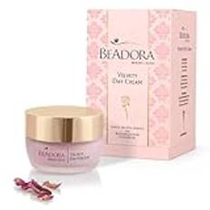 Bodi Beauty BeAdora Bright Rose sammetslen dagkräm med rosolja, vit tryffel, hyaluronsyra, sheasmör, rosenvatten | dagkräm ansikte | ansiktskräm för torr, normal och blandhy 50 ml