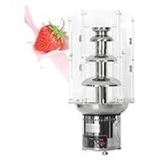 Large Capacity Chocolate Fountain Machine, 4-7 Tiers Commercial Chocolate Fondue Waterfall with Temperature Control, for Party Restaurant Wedding Buffet Equipment,A,4tires