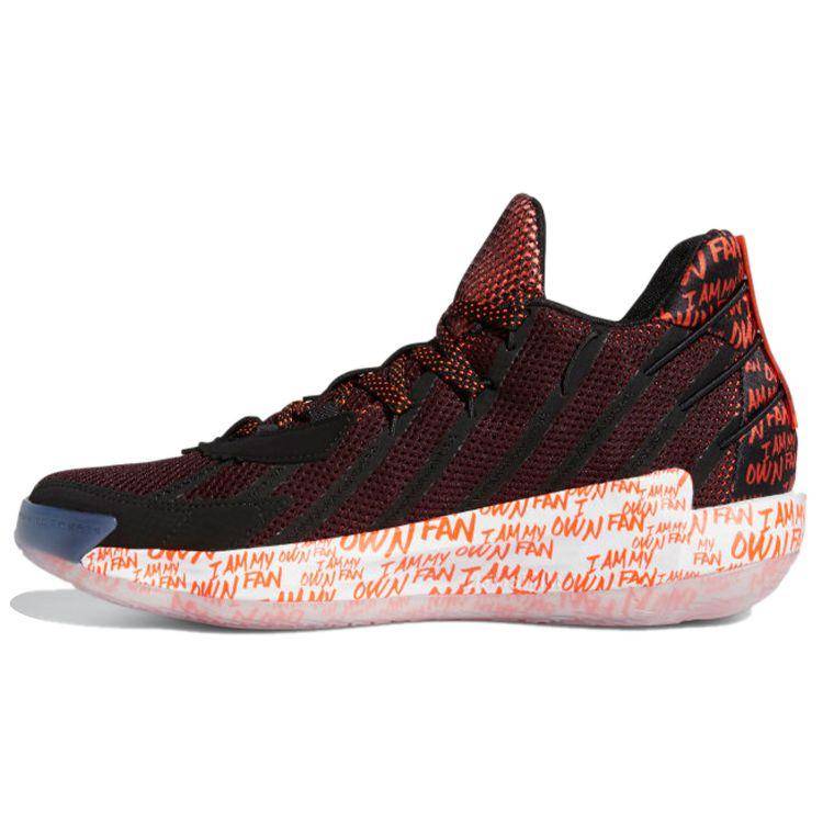 Adidas Dame 7 I Am My Own Fan 2KDAY Men Sneakers Red Core-Black Solar-Red G55194 42⅔