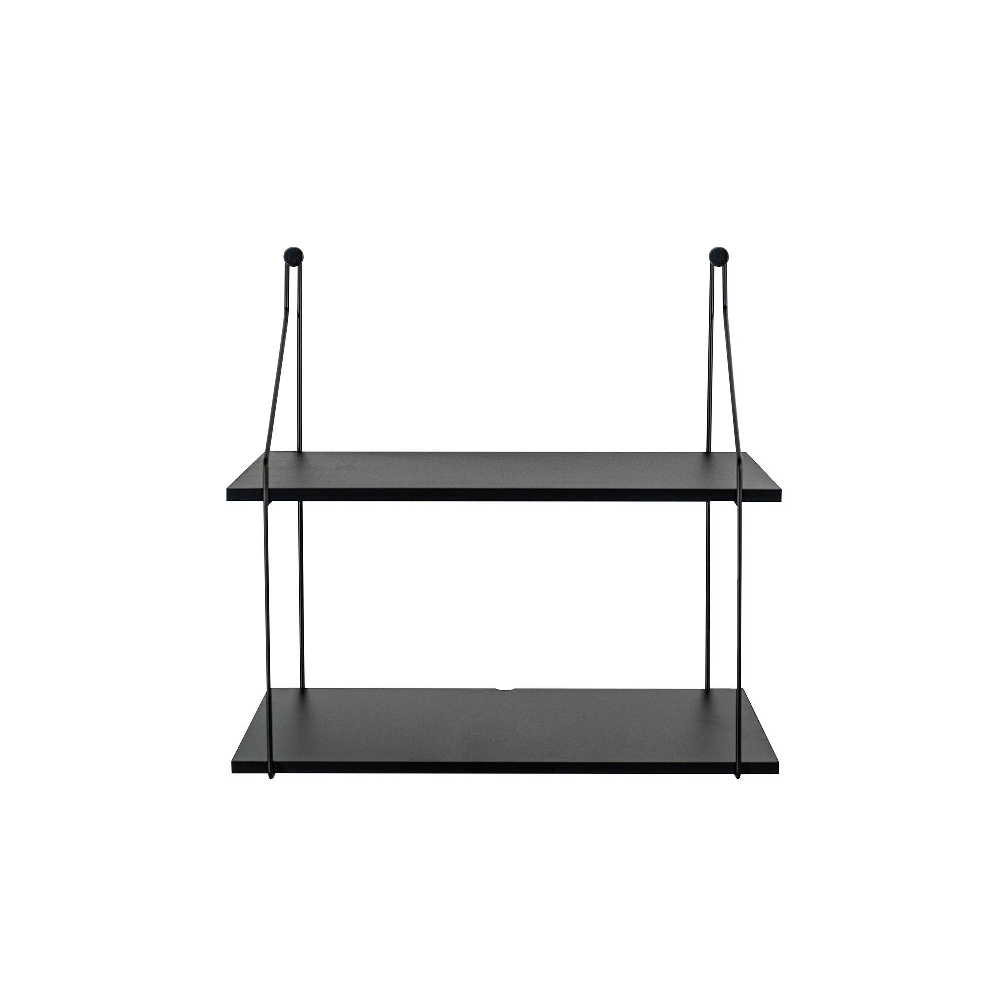Nordic Home - Hudson Vägghylla Svart 38cm från Sleepo ((BxDxH): 40 x 26 x 38 cm)