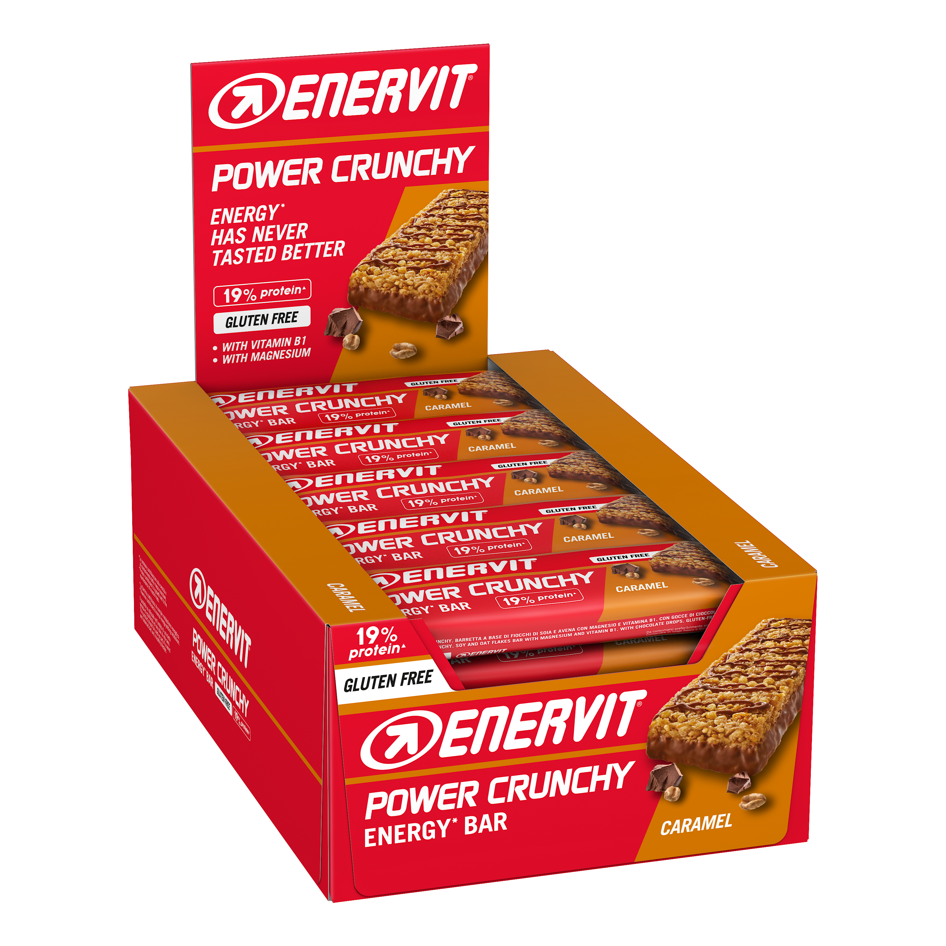 Enervit Power Crunchy Caramel Bar 25x40g