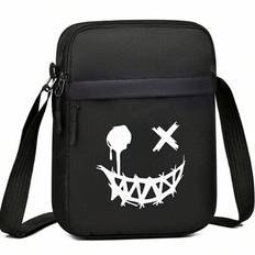 Herrväska Axelväska Herr Crossbody-väska Casual Crossbody-väska Herrsport Liten väska - Svart