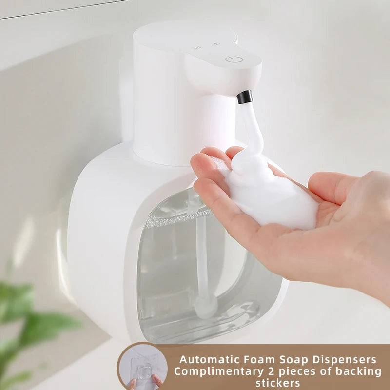 New Wall Mounted Automatic Soap Dispenser Foam Smart Hand Washing - P4D White Foam