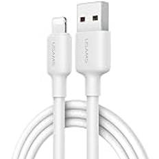 P4Y-kabel US-SJ605 Kompatibel med Lightning för laddning och dataöverföring 2,4A Snabb dataöverföring 2,4A 2m Vit