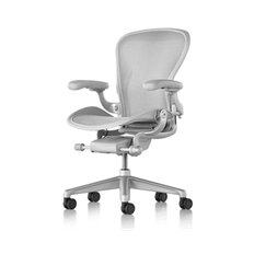 Herman Miller AERON Remastered - PosterFit SL Armstöd i vinyl /Mineral