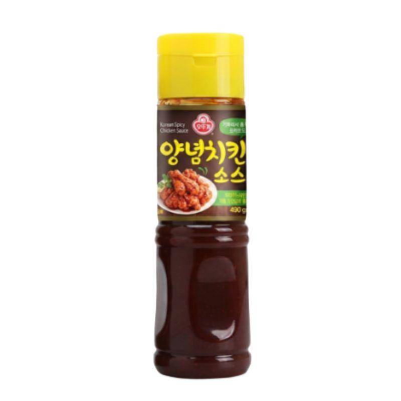 Otoki Koreansk Yangnyeom Kycklingsås Söt Stark Koreansk Friterad Kycklingsås 490g yellow