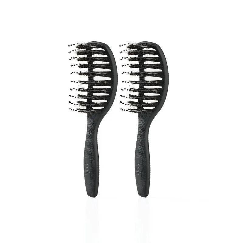 Mini Curvy Brush - Hårbørste med vildsvinehår