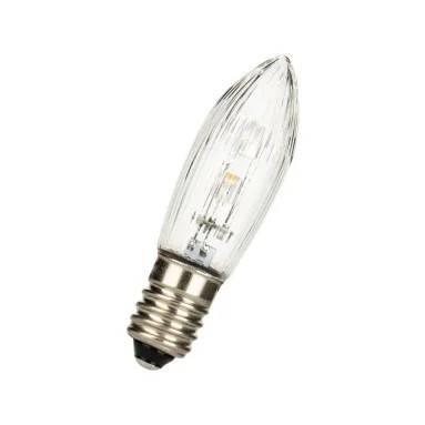 E10 LED pære for 5 og 7-armet lysestage 10-55Vac