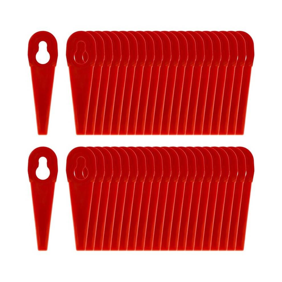 50pcs Replacement Blades for Ferrex Grass Trimmer Plastic for Aldi 2025 Ferrex Accessories
