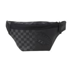 SPRAYGROUND, Taske, Herre, Sort, ONE SIZE, Læder, Ternet Haj Bæltetaske