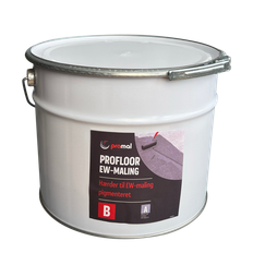 Epoxy vandbaseret - ProFloor vandig epoxymaling, 12 kg sæt (RAL 7035)