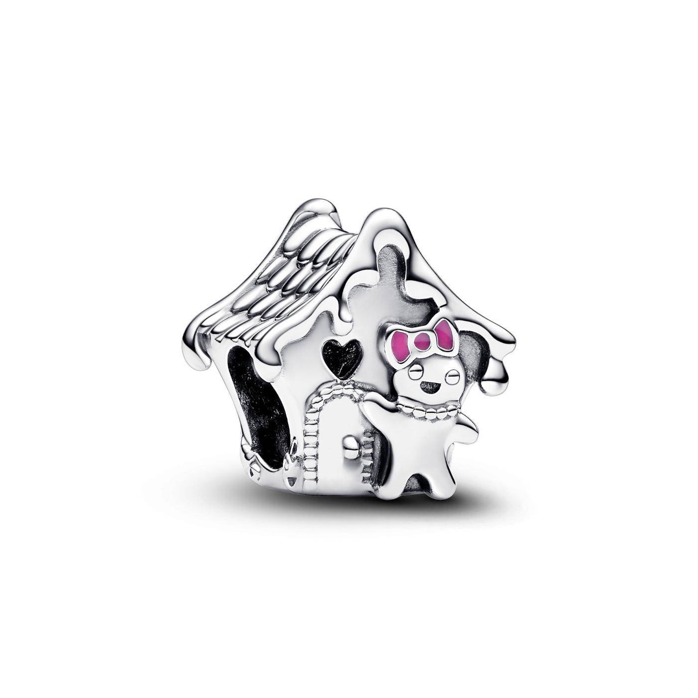 Pandora 792823C01 Sterling Silver Gingerbread House Christmas Charm