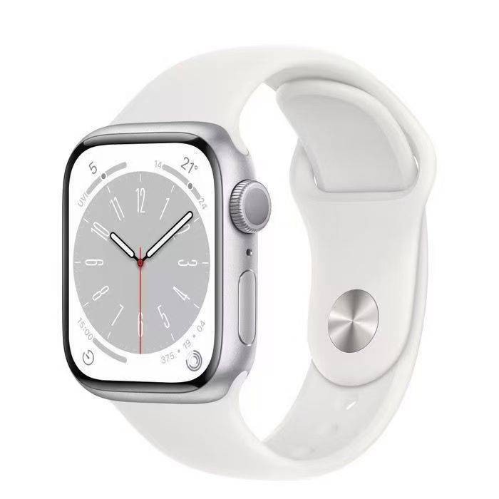 Smartklocka Apple Watch Serie 8 GPS 41/45MM Aluminiumboett med Sportarmband 41MM