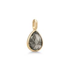 Julie Sandlau Lea Pendant Smokey Vedhæng 22 kt. Forgyldt Sølv PD367GDSMCR - Dame - 925 sterling silver