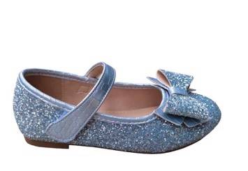 Børnefestsko, Johanna ballerina, sølv.