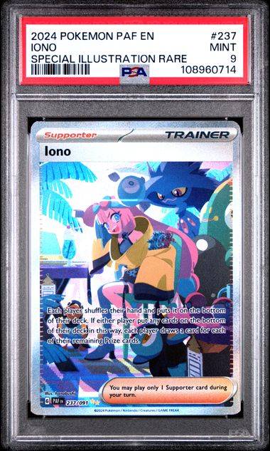 Iono #237 [Special Illustration Rare] PSA 9 [Pokemon Paldean Fates 2024]