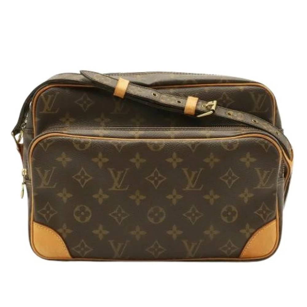 Louis Vuitton Vintage Pre-owned Vintage Monogram Canvas Crossbody Bag - Vintage - Dame - Brun - ONE SIZE - Uld