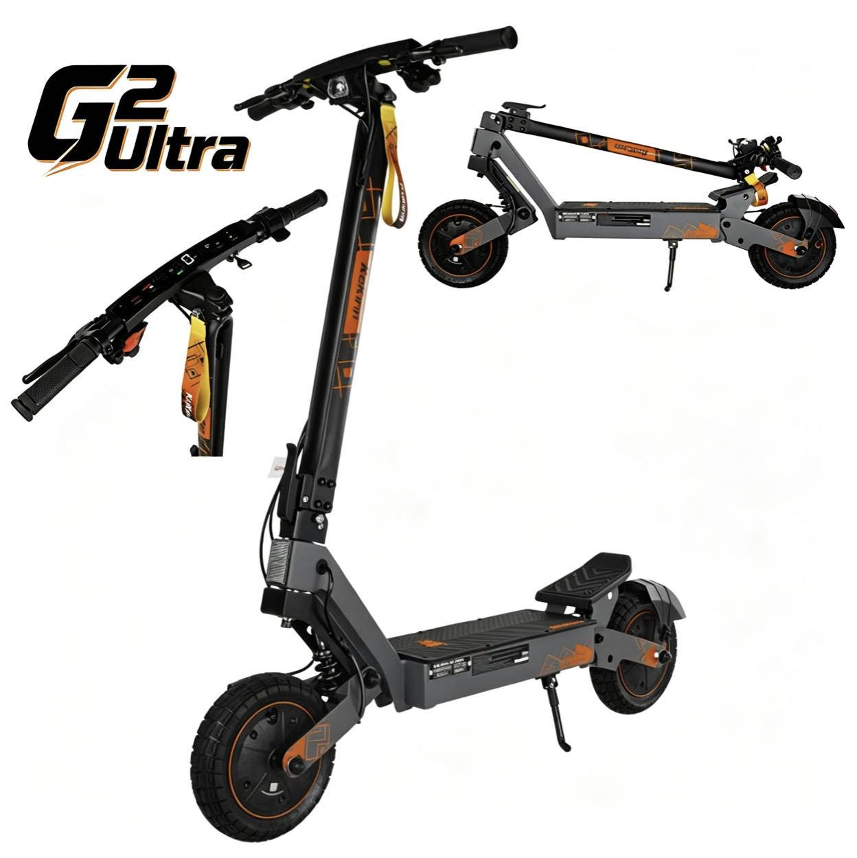 kukirin g2 ultra Long-Range Electric Scooters 800W*2 Integrated In-wheel Motor Front and rear double cantilever spring shock absorption