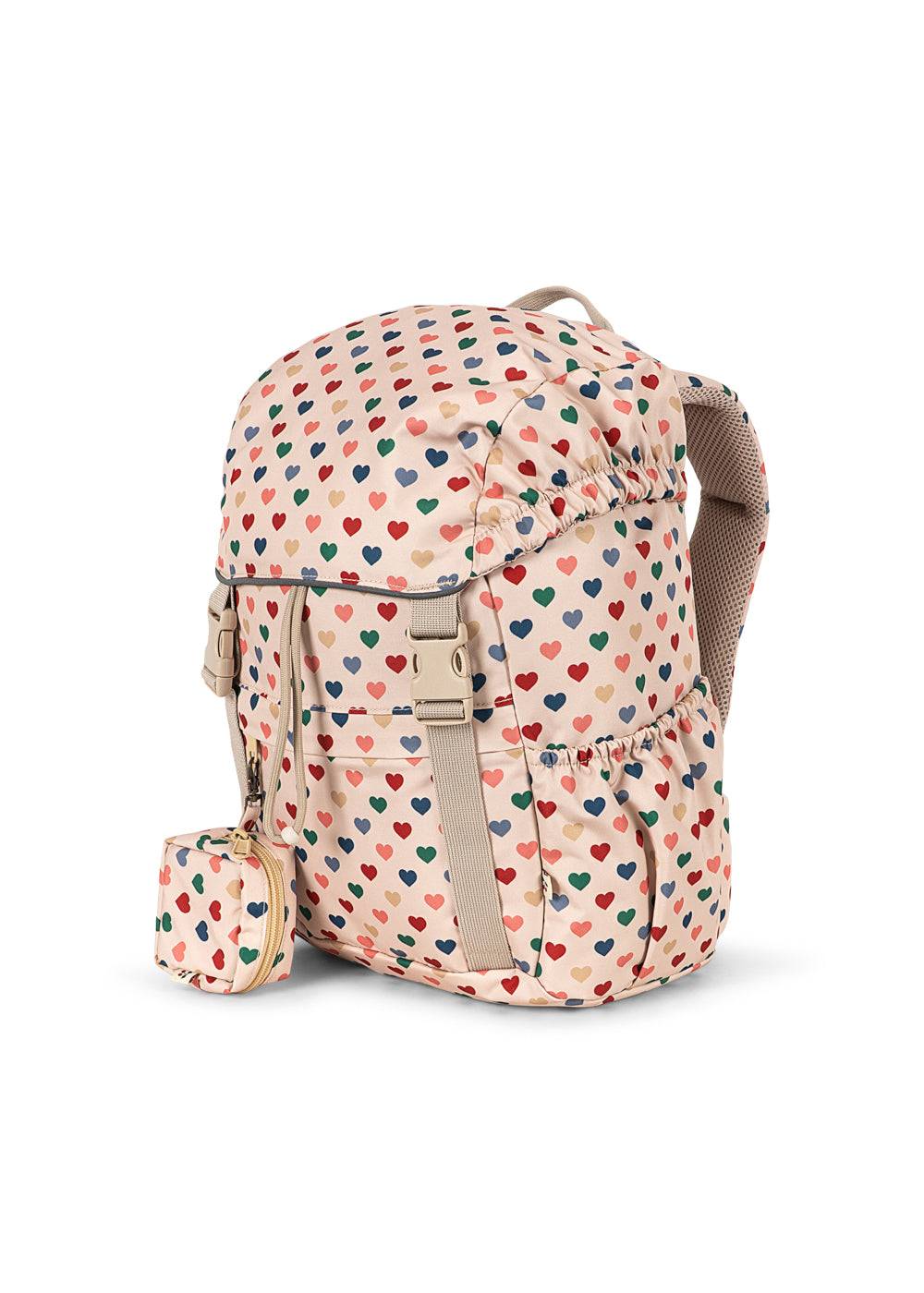 clover skoletaske - coeur colorè frappe - OS