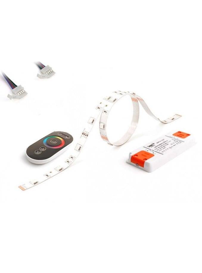 RGB LED Bånd - 5m. - Komplet sæt