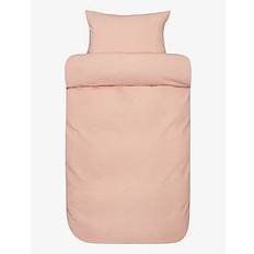 Høie of Scandinavia Sol Seersucker bed set - Sängtextilier - PINK / pink/rose