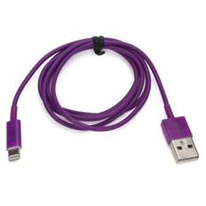 Lightning-USB Datakabel. 1 m. Lilla.