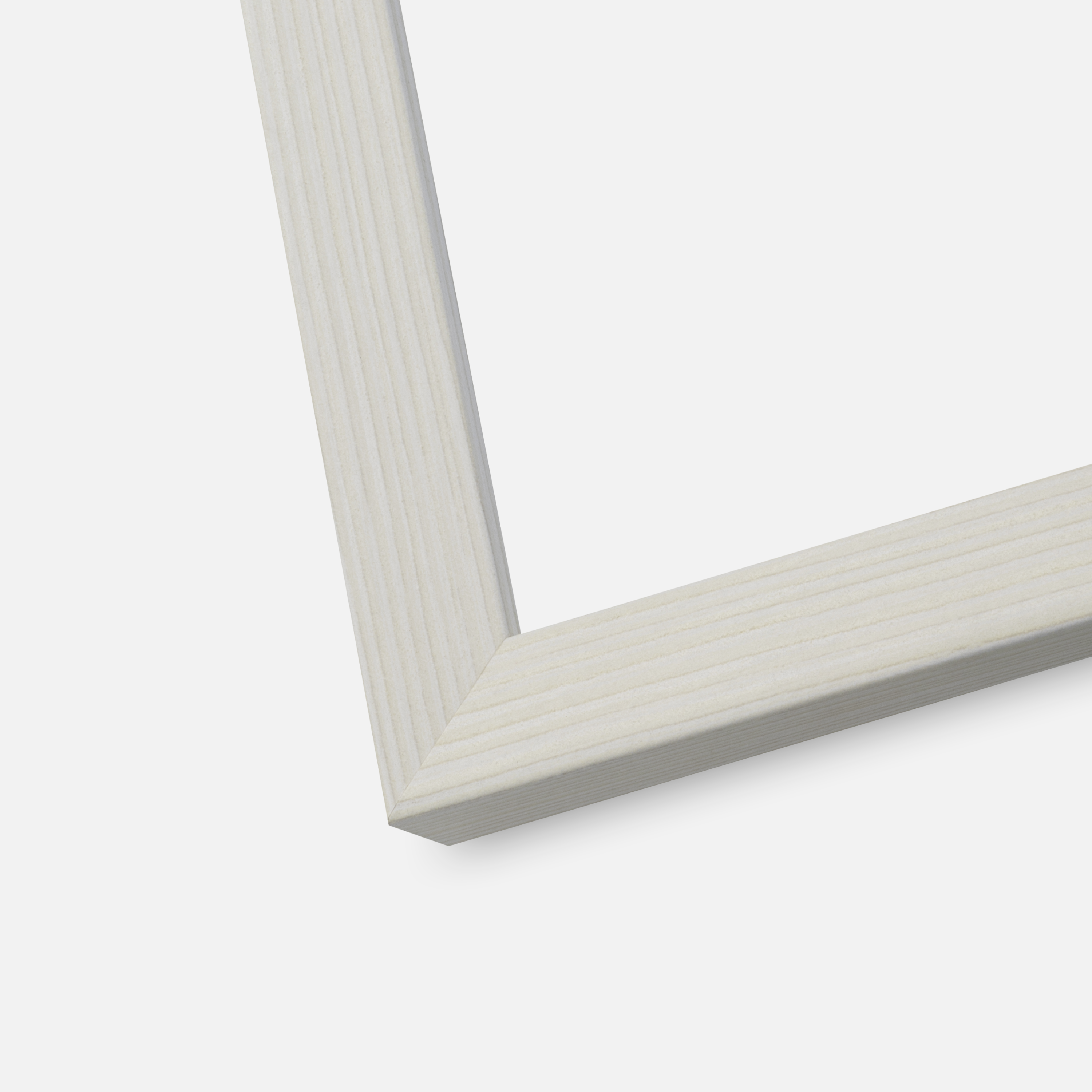 Ram Fiorito Glas Vit 30x40 cm - Dubbel Passepartout Vit 21x29,7 cm (A4)