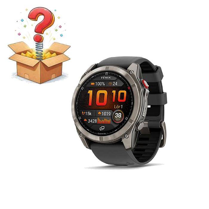 Garmin Fenix 8 Pro – 51 mm AMOLED Sapphire (Titan / Grafitgrå) ☆ OBS! Gåva på köpet!